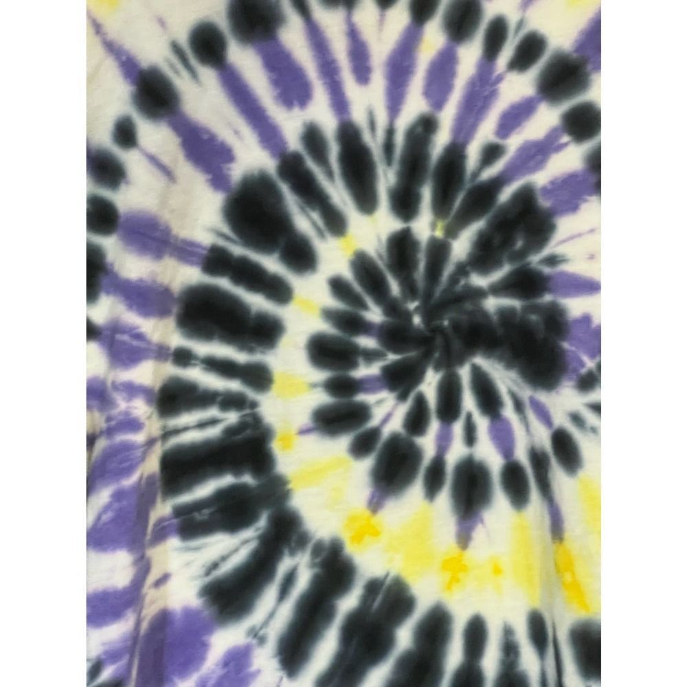 Bp Gender Inclusive In Purple- Yellow Tie Dye Tee xs - Picture 3 of 9